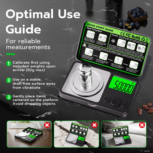 Digital milligram scale - milligram,